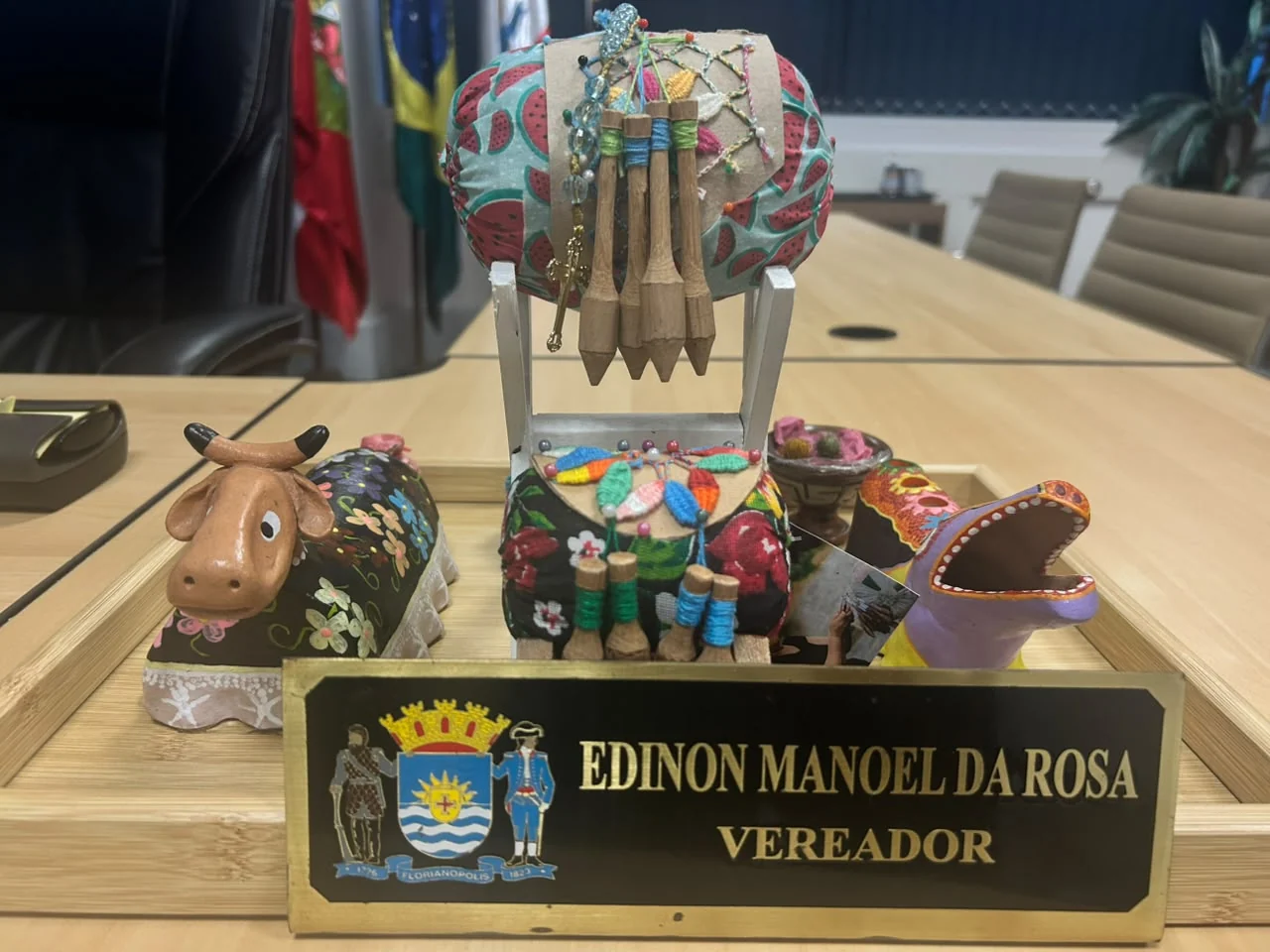Memórias no gabinete do vereador Dinho